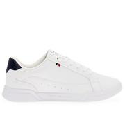 Trampki męskie - Buty Tommy Hilfiger Lo Cup Lth FM0FM04827-YBS - białe - miniaturka - grafika 1