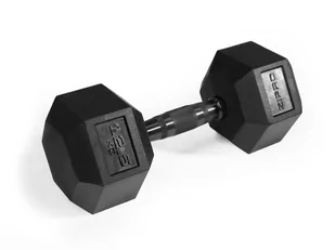 Zipro hantel HEX gumowany 1 x 12.5 kg - Hantle i ciężarki - miniaturka - grafika 1