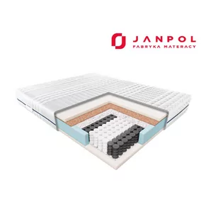 JANPOL DELIA – materac kieszeniowy, sprężynowy, Rozmiar - 140x190, Pokrowiec - Smart WYPRZEDAŻ, WYSYŁKA GRATIS, 603-671-572 - Materace - miniaturka - grafika 1