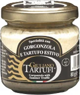 Majonezy i dressingi - Krem serowy z Gorgonzoli z czarną truflą, 80 g - miniaturka - grafika 1