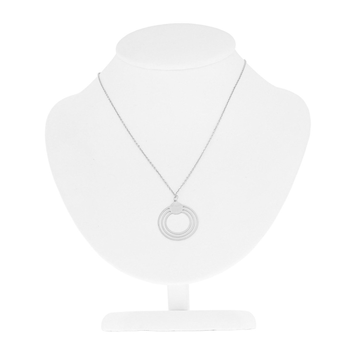 Srebrny naszyjnik kółko pr. 925