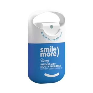 HISKIN SMILE MORE Miętowy odświeżacz do ust Strong Intense Mint 20 ml - Produkty na nieświeży oddech - miniaturka - grafika 1