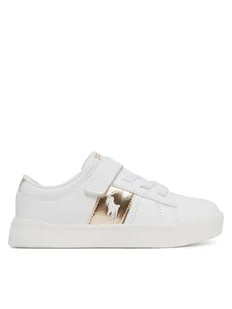 Polo Ralph Lauren Sneakersy Frazier Ps RL02446103 Biały - Buty dla dziewczynek - miniaturka - grafika 1