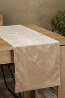 Obrusy i serwetki - Bieżnik 35 x 140 Dekoracyjny Velvet Blink16 Beż - miniaturka - grafika 1