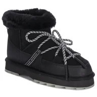 Botki damskie - Buty EMU Australia botki damskie Blurred Micro Black-37 - miniaturka - grafika 1