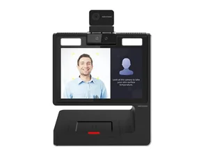 Hikvision DS-K5032-3XFD czytnik kontroli dostępu Terminal do rozpoznawania twarzy Czarny - Kontrola dostępu - miniaturka - grafika 1