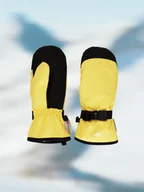 Rękawice narciarskie - 4F Rękawiczki narciarskie Thinsulate chłopięce - żółta XL - miniaturka - grafika 1