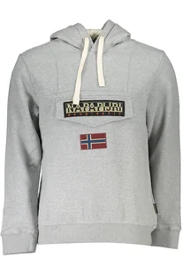 BLUZA NAPAPIJRI BEZ ZAMKA SZARA MĘSKA - Bluzy męskie - miniaturka - grafika 1