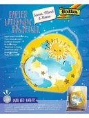 Zabawki kreatywne - Folia Kolorowy lampion w kolorze żółtym do złożenia - miniaturka - grafika 1