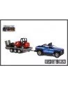 Hipo Auto z przyczepą 30cm - Samochody i pojazdy dla dzieci - miniaturka - grafika 1