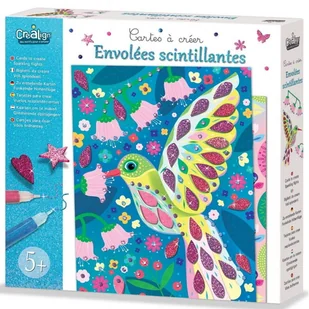 Zestaw kreatywny Brokatowe Ptaki, Crea Lign - Zabawki kreatywne - miniaturka - grafika 1