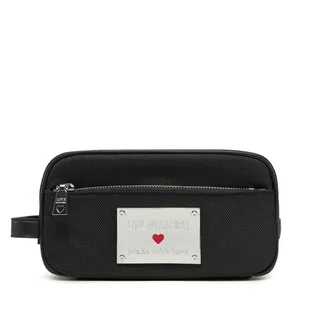 Kosmetyczka LOVE MOSCHINO JC5310PP1MLN100A Czarny - Kosmetyczki, organizery i kuferki - miniaturka - grafika 1