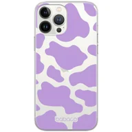 Etui i futerały do telefonów - Etui do Apple IPHONE 14 PRO Zwierzęta 007 Babaco Nadruk częściowy Fioletowy - miniaturka - grafika 1