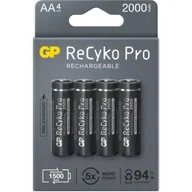 Ładowarki i akumulatory - Akumulatorki AA / R6 GP ReCyko Pro Ni-MH 2000mAh blister 4 sztuki - miniaturka - grafika 1