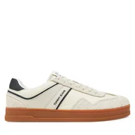 Sneakersy męskie - Sneakersy Tommy Jeans The Greenwich Mix Media EM0EM01606 Beżowy - miniaturka - grafika 1
