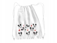 Torby szkolne - WOREK DO SZKOŁY WF/BUTY MYSZKA MIKI + IMIĘ - miniaturka - grafika 1