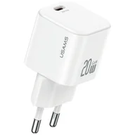 Ładowarki do telefonów - Ładowarka sieciowa USAMS JO Series CC260 20W USB-C + kabel USB-C/USB-C 1m biały - miniaturka - grafika 1