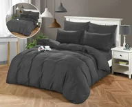 Pościel - Cotton World Pościel dwustronna 200x220 4cz FBS2608 odcienie szarego - miniaturka - grafika 1