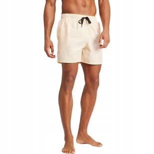 Spodenki kąpielowe męskie adidas Stripey Classics Swim Short Length żółte I - Spodenki męskie - miniaturka - grafika 1