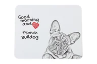 Podkładki pod mysz - Buldog francuski podkładka pod mysz z psem Art-Dog - miniaturka - grafika 1