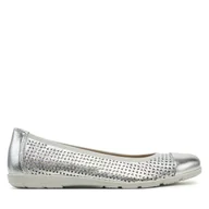 Baleriny - Baleriny Caprice 9-22151-42 Srebrny - miniaturka - grafika 1