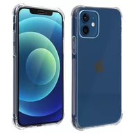 Etui i futerały do telefonów - Zestaw ochronny Apple iPhone 12 Mini Miękki futerał i przezroczyste szkło hartowane - miniaturka - grafika 1