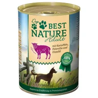 Mokra karma dla psów - Best Nature Dog Adult 6 x 400 g - Jagnięcina, ziemniaki i pietruszka - miniaturka - grafika 1