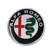 Akcesoria motoryzacyjne - Alfa Romeo 21871 naklejki 3D, oficjalne logo, średnica 50 mm, wielokolorowe - miniaturka - grafika 1