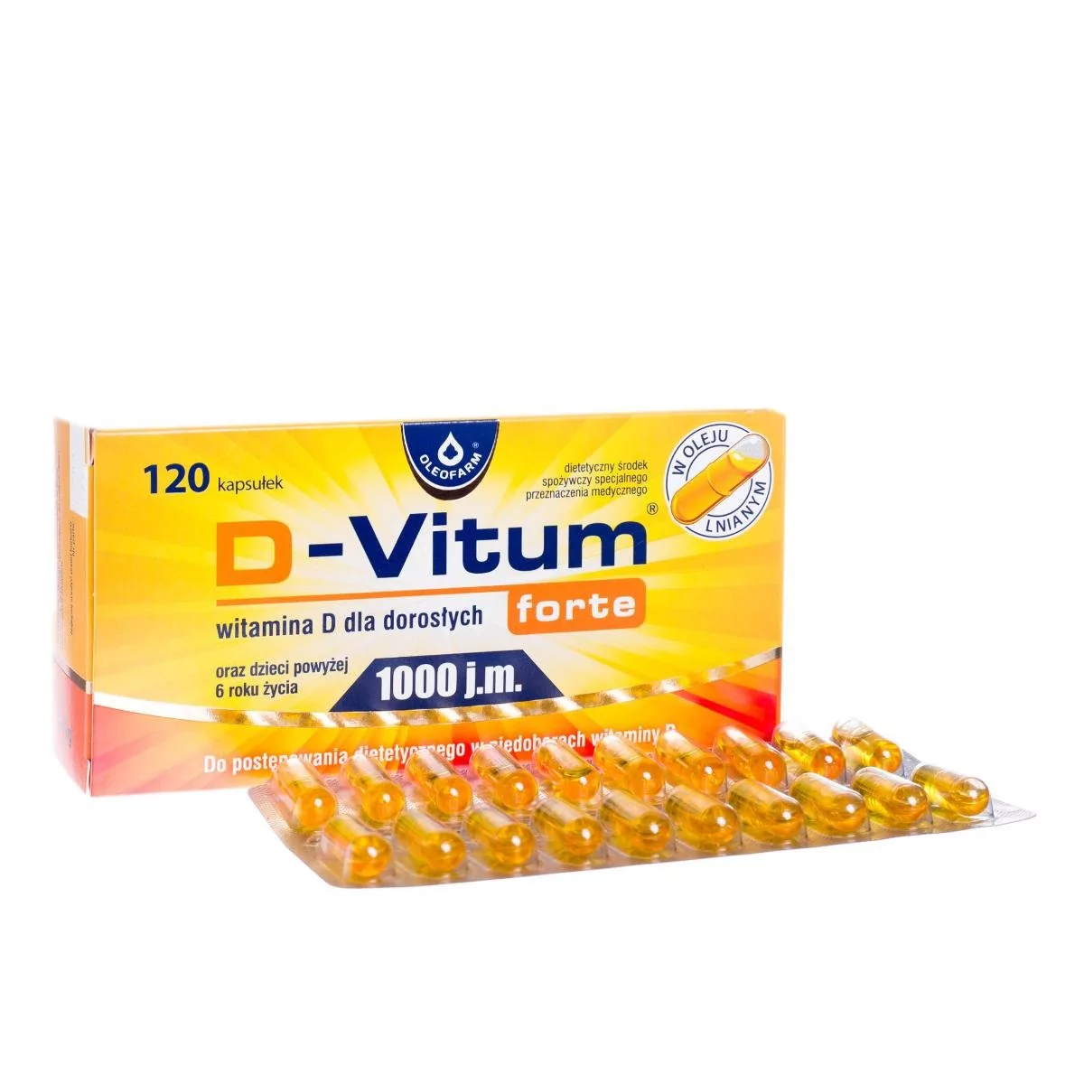 Oleofarm D-Vitum Forte 1000 120 szt.