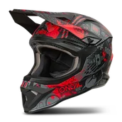 Kaski motocyklowe - Kask MX O'Neal 1Srs Vibrant Czarny/CzerwonyXL - miniaturka - grafika 1