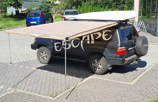 Zadaszenie wyprawowe markiza (rozmiar: 2,5 x 2.5m, kolor: piaskowy) 81879997 - Akcesoria motoryzacyjne - miniaturka - grafika 4