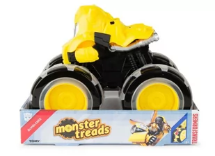 TOMY Monster Treads Bumblebee żółty - Samochody i pojazdy dla dzieci - miniaturka - grafika 1