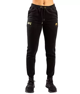 Venum UFC Replica Damskie Spodnie Jogging - Czarny/Złoty - XL - Spodnie rowerowe - miniaturka - grafika 1