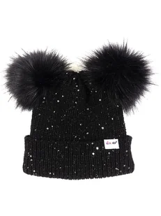 HULABALU Czapka "Lucca" w kolorze czarnym - Czapki dla dzieci - miniaturka - grafika 1