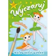 Kolorowanki, wyklejanki - Wyczaruj baletnice. Malowanka wodna - Skrzat - miniaturka - grafika 1