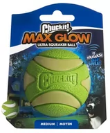 Zabawki dla psów - Chuckit! Max Glow Ultra Squeaker Ball Medium [43142] - miniaturka - grafika 1