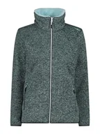 Kurtki damskie - CMP Kurtka polarowa w kolorze turkusowo-czarnym - miniaturka - grafika 1