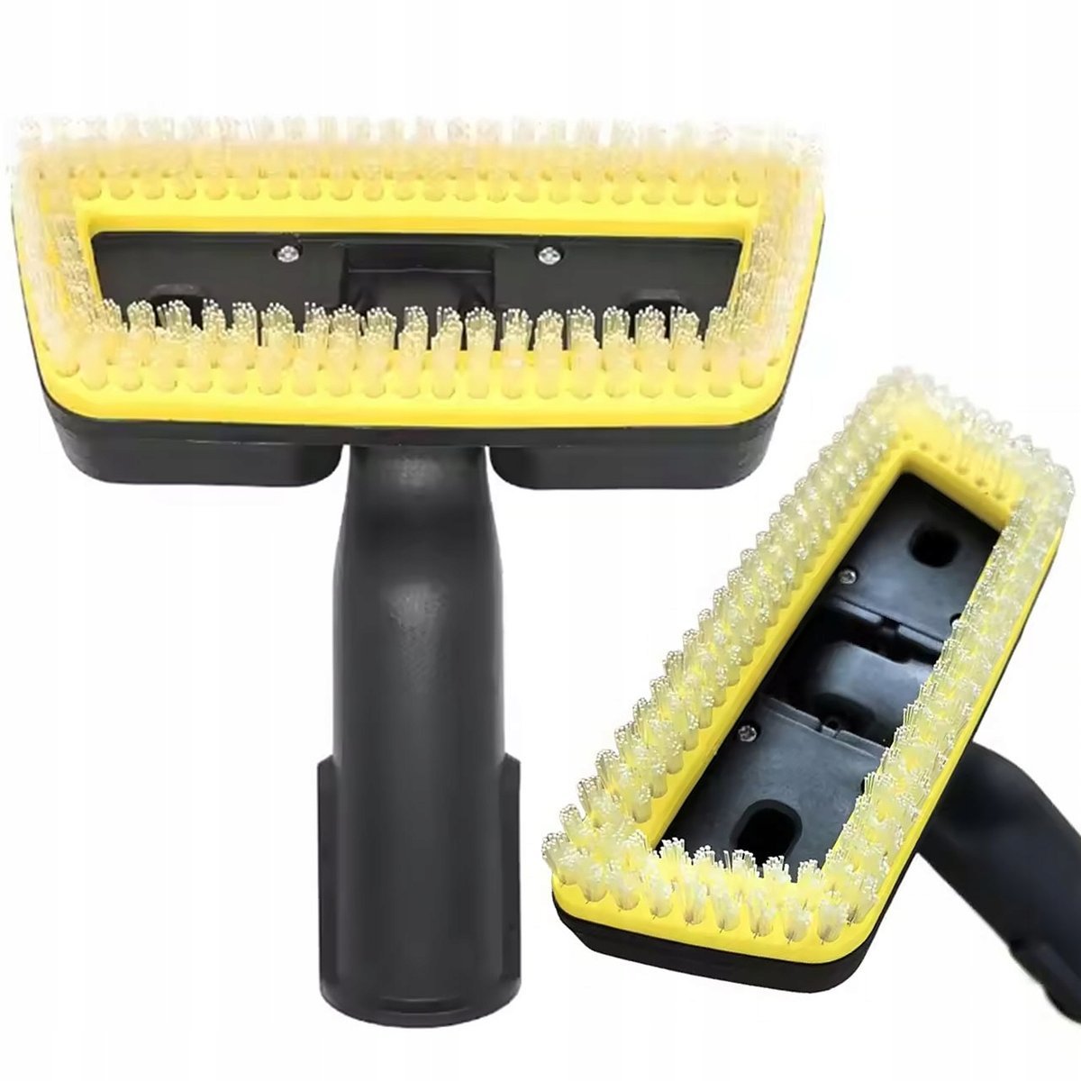 SteamBrush Rect SC – Szczotka ręczna prostokątna do parownic Karcher SC1–SC5 Montaż click Do fug, armatury, płytek Zamiennik