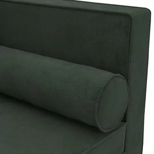 Lumarko 2-osobowa sofa, ciemnozielona, tapicerowana aksamitem - Sofy i kanapy - miniaturka - grafika 8