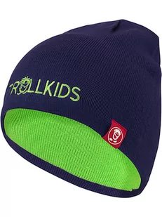 Trollkids Dwustronna czapka beanie "Troll" w kolorze jasnozielono-granatowym - Czapki dla dzieci - miniaturka - grafika 1