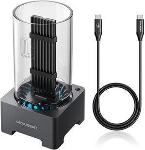 Graugear USB 4.0 Docking Station für M.2 NVMe SSD mit Heatsink und Lüfter G-M2DK-U4-40G - Akcesoria do komputerów stacjonarnych - miniaturka - grafika 1