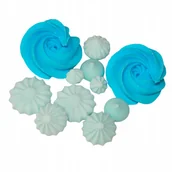 Dodatki do ciast w proszku - Posypka na tort bezy cukrowe ozdoby na tort dekoracje urodzinowe niebieski - miniaturka - grafika 1