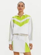 Bluzy damskie - Lacoste Bluza SF2559 Biały Relaxed Fit - miniaturka - grafika 1