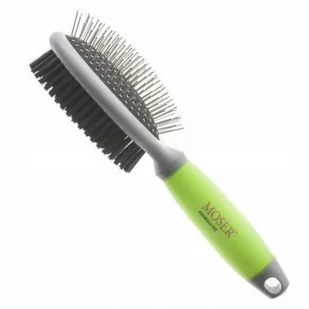 Moser Dwustronna szczotka Moser 2 w 1 - metalowe piny + nylon M-2999-7025 - Szczotki i furminatory - miniaturka - grafika 1