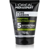 Żele do mycia twarzy - L´Oréal Paris L´Oréal Paris Men Expert Pure Carbon Purifying Daily Face Wash żel oczyszczający 100 ml dla mężczyzn - miniaturka - grafika 1