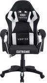 Fotele gamingowe - Fotel Gamingowy z tkaniny EXTREME Vortex White, krzesło dla gracza - miniaturka - grafika 1