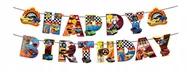Dekoracje sali - Girlanda Baner URODZINY HappyBirthday - 180cm - HOT WHEELS - miniaturka - grafika 1