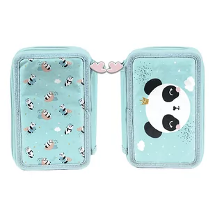 Paso Piórnik z wyposażeniem Panda PP23PQ-023 - Piórniki - miniaturka - grafika 1