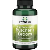Włosy, skóra, paznokcie - SWANSON Butcher's Broom (Ruszczyk kolczasty) 470mg - (100 kap) FF35-99885 - miniaturka - grafika 1