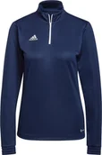 Bluzy damskie - Adidas Bluza damska adidas Entrada 22 Top Training granatowa H57483 S - miniaturka - grafika 1